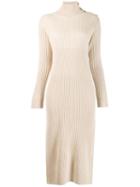 See By Chloé Knitted Roll-neck Dress - Neutrals