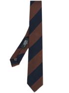 Nicky Block Stripe Tie - Blue