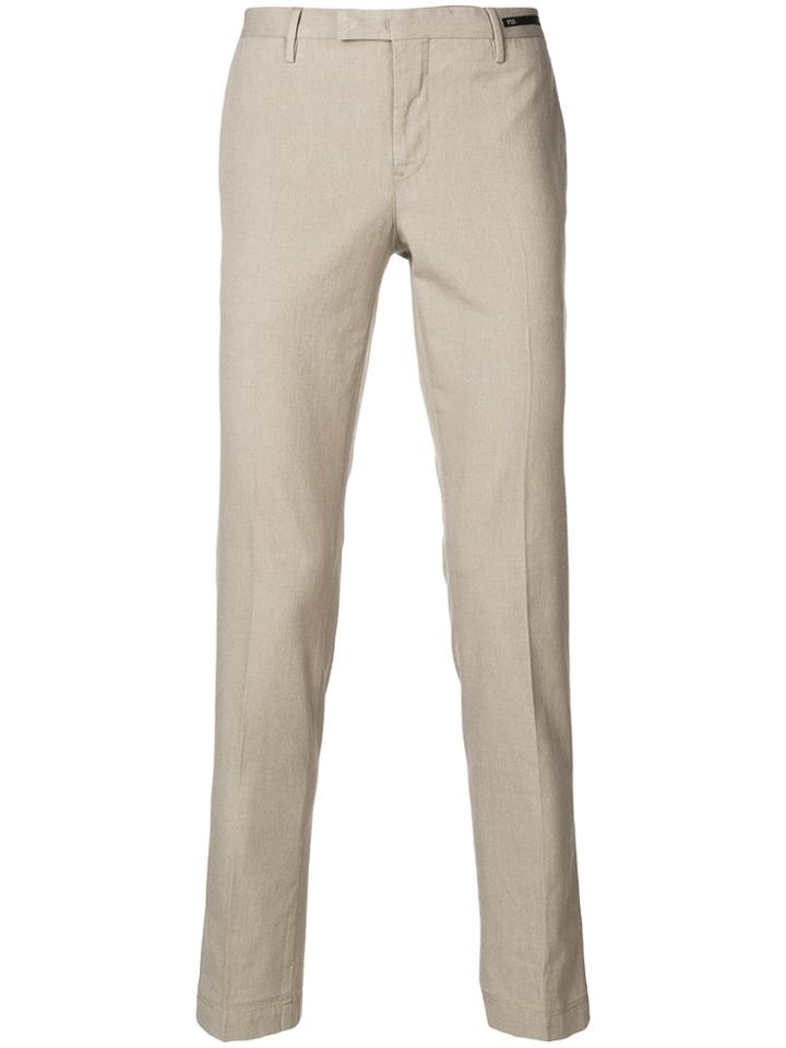 Pt01 Regular Tailored Trousers - Nude & Neutrals