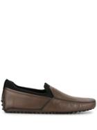 Tod's Panelled Driving Loafers - Brown