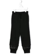 John Galliano Kids Drawstring Track Pants, Boy's, Size: 10 Yrs, Black