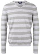 Woolrich - Striped Knitted Sweater - Men - Cotton - M, Grey, Cotton