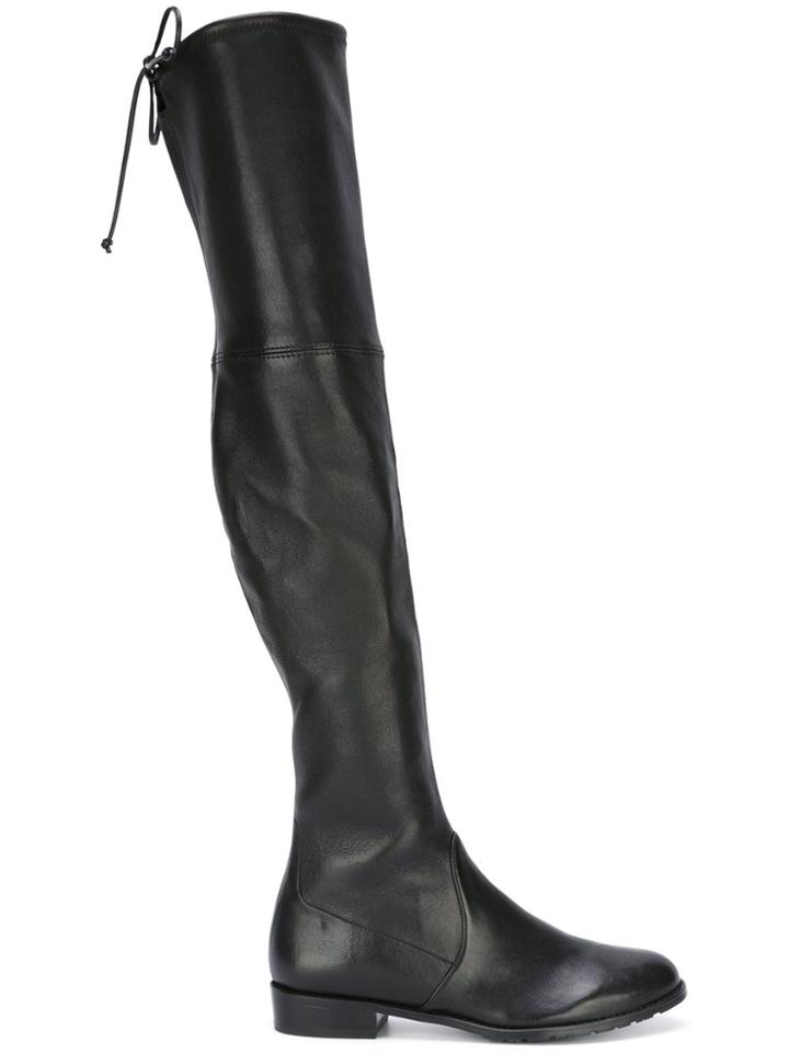 Stuart Weitzman 'low Land Plonges' Boots - Black