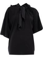 Y/project Asymmetric Deconstructed T-shirt - Black