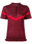 Cashmere In Love Jean Knitted Polo Shirt - Red