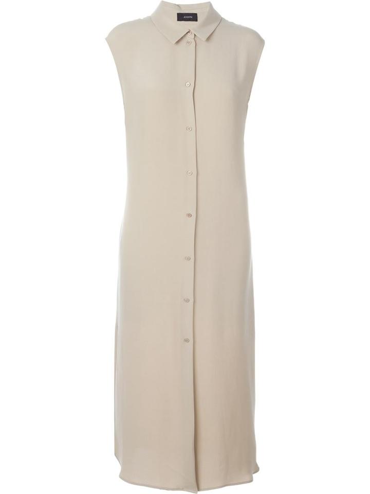 Joseph Sleeveless Shirt Dress