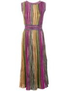 Missoni Fitted Round Neck Dress - Multicolour