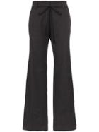 Ann Demeulemeester Tie-waist Wide-leg Trousers - Black