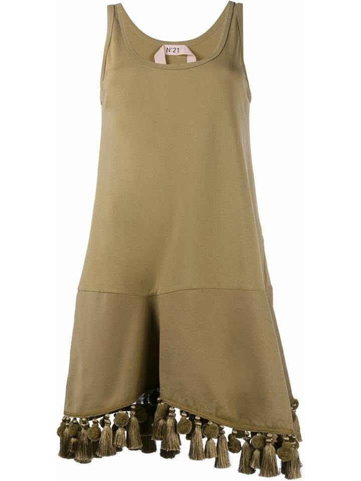 No21 Sleeveless Pom Pom Dress