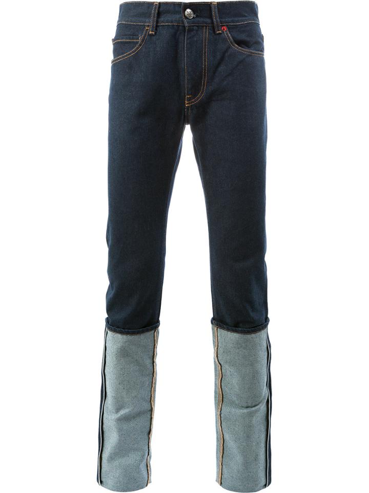 Ports 1961 Upturned Slim Jeans - Blue