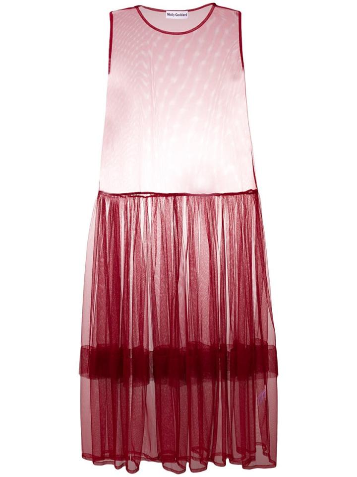 Molly Goddard Eve Dress - Red