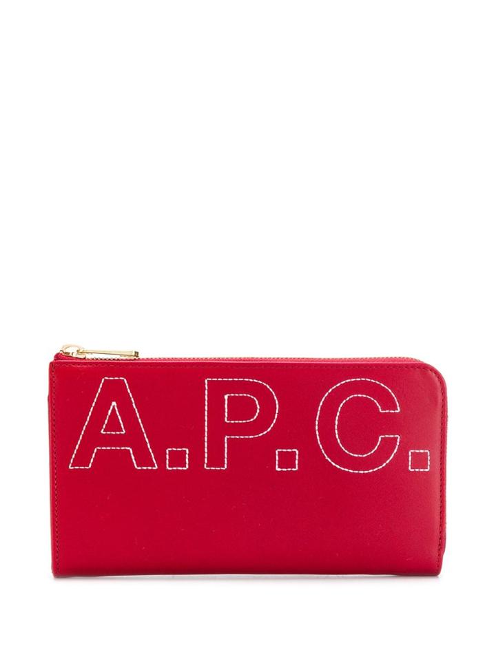 A.p.c. Morgane Wallet - Red