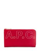 A.p.c. Morgane Wallet - Red