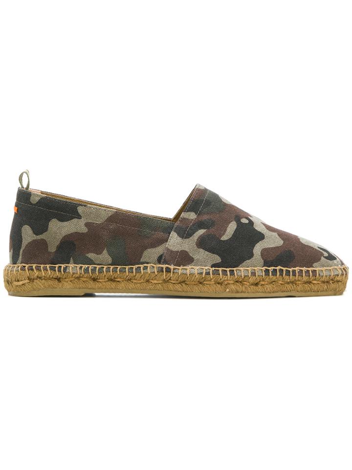 Castañer Camouflage Espadrilles - Green