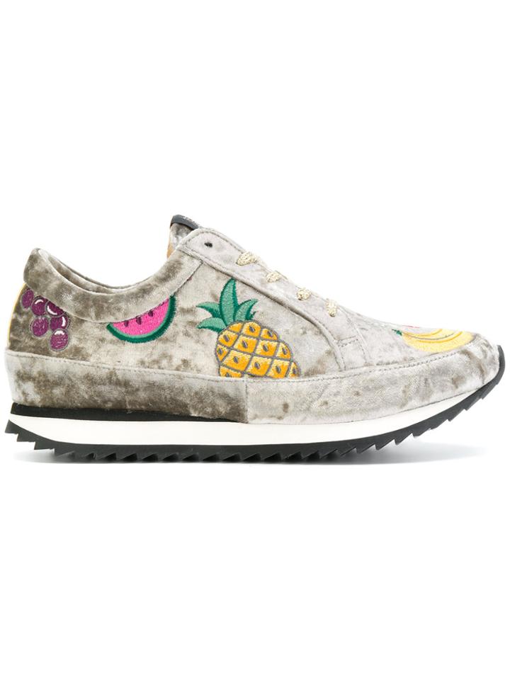 Charlotte Olympia Work It Sneakers - Grey