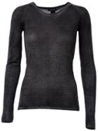 Avant Toi Boat Neck Semi Sheer Slim Fit Jumper