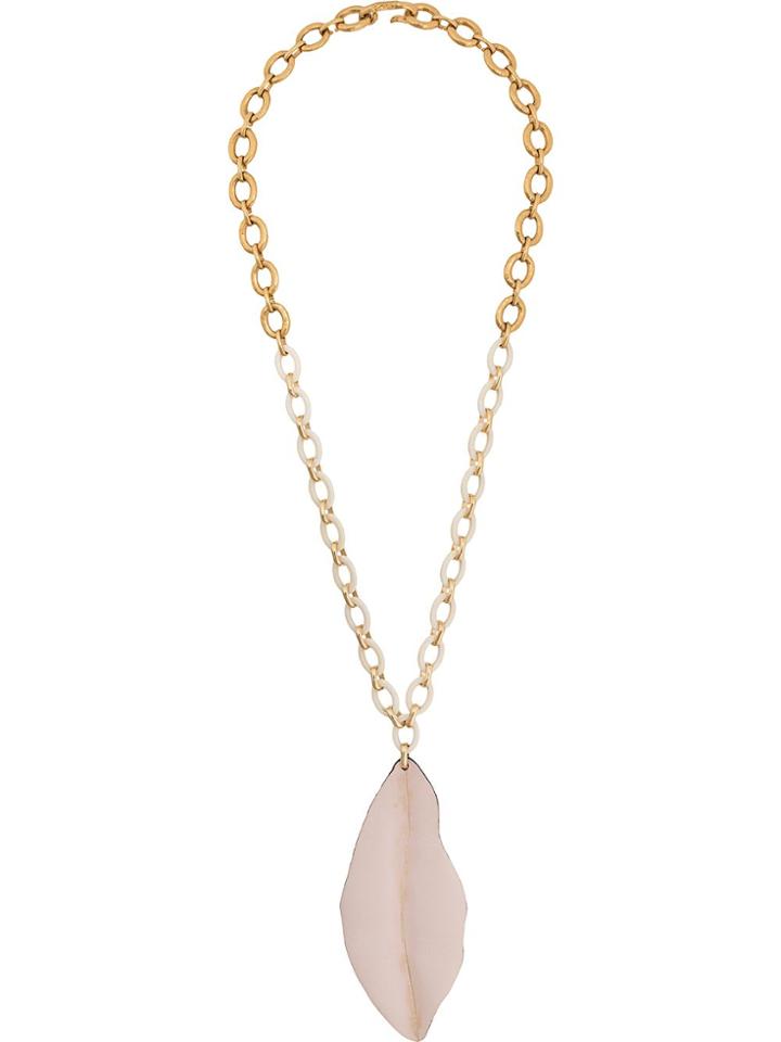 Marni Foliate Pendant Necklace - Gold