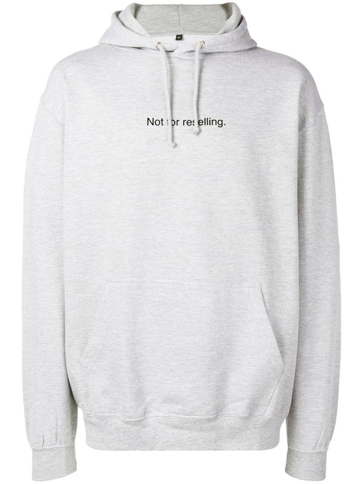 F.a.m.t. Not For Resale Print Hoodie - Grey
