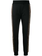Fendi Side Panelled Track Pants - Black