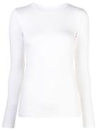 L'agence Tess Long Sleeved T-shirt - White