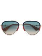 Gucci Eyewear Aviator Sunglasses - Multicolour