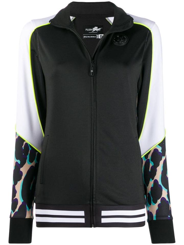 Plein Sport Panelled Track Jacket - Black