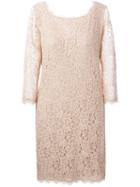 Diane Von Furstenberg 'zarita' Dress, Women's, Size: 14, Nude/neutrals, Nylon/rayon/viscose/silk