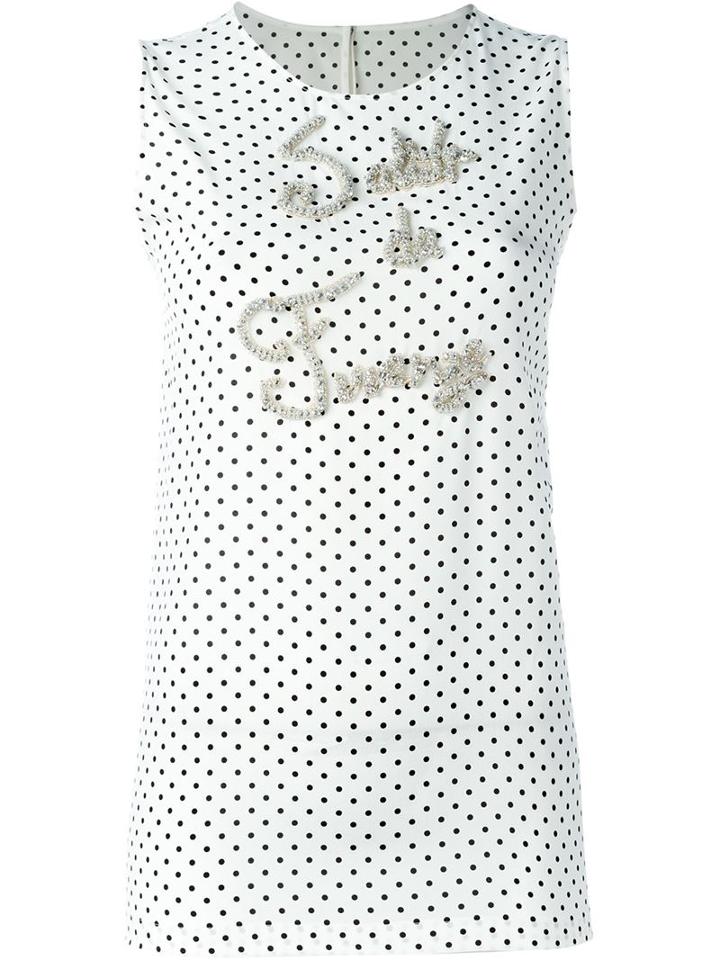 Dolce & Gabbana Embellished Tank Top