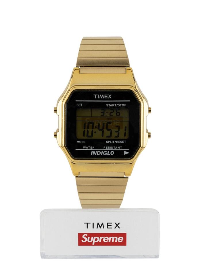 Supreme Timex Digital Watch - Gold