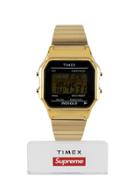 Supreme Timex Digital Watch - Gold