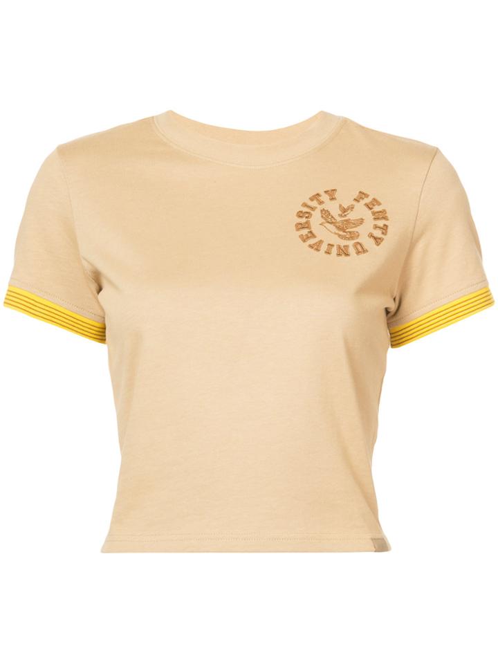 Fenty X Puma Fenty X Puma Cropped Vintage T-shirt - Brown