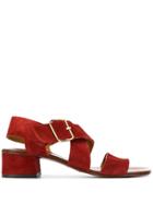 Chie Mihara Israel Sandals - Red