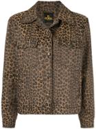 Fendi Vintage Leopard Jacquard Jacket - Brown