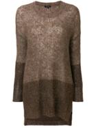 Pas De Calais Two Tone Sweater - Brown