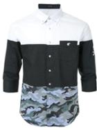 Loveless - Mixed-print Shirt - Men - Cotton - 0, White, Cotton