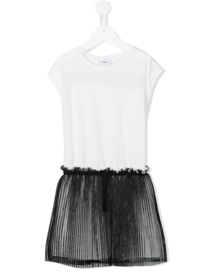 Dkny Kids Logo Strap Dress, Girl's, Size: 12 Yrs, Black
