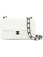 Chanel Vintage Classic Flap Chain Bag - White
