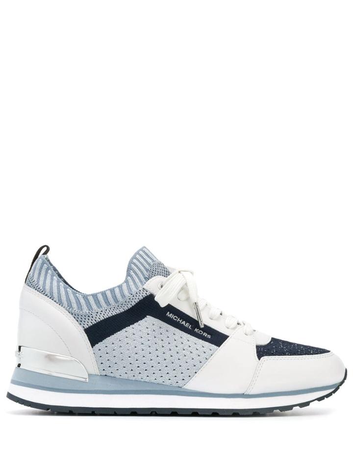 Michael Michael Kors Panelled Sneakers - White