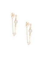 Petite Grand Atlantis Chain Stud Earrings - Gold