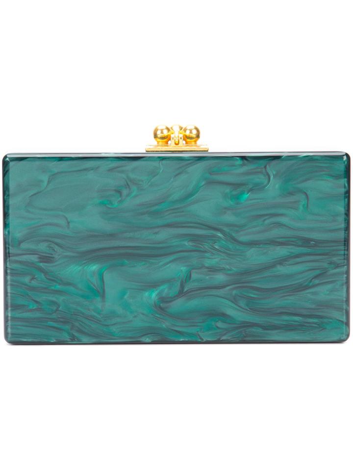 Edie Parker Box Clutch - Green