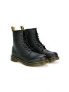 Dr. Martens Kids Lace-up Army Boots - Black
