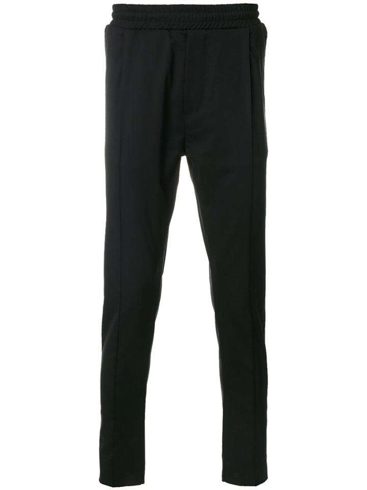Low Brand Tapered Trousers - Black