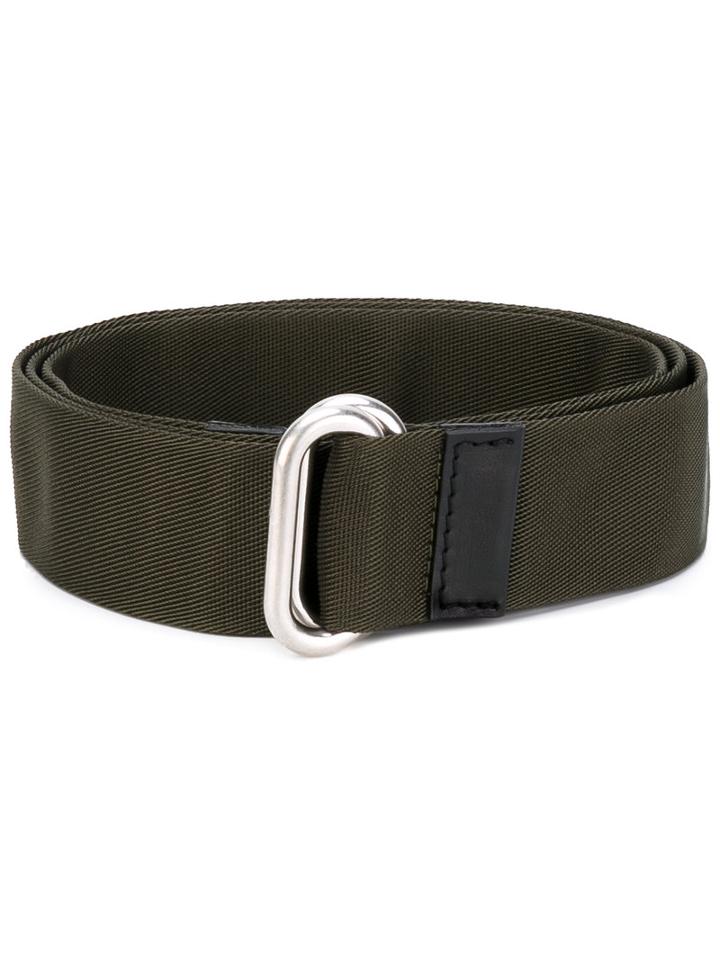 Marni - Loop Strap Belt - Men - Calf Leather/polyamide/polyester/tin - S, Green, Calf Leather/polyamide/polyester/tin