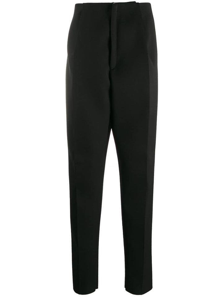 Bottega Veneta Embellished Pocket Darted Tailored Trousers - Black