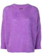 Isabel Marant Long-sleeve Fitted Sweater - Purple