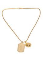 Versace Double Dog Tag Necklace