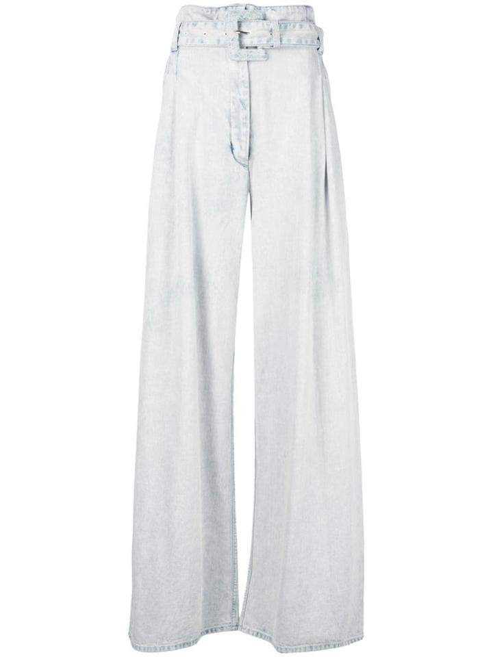 Proenza Schouler Bleach Acid Belted Pants - Bleached Acid