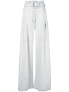 Proenza Schouler Bleach Acid Belted Pants - Bleached Acid