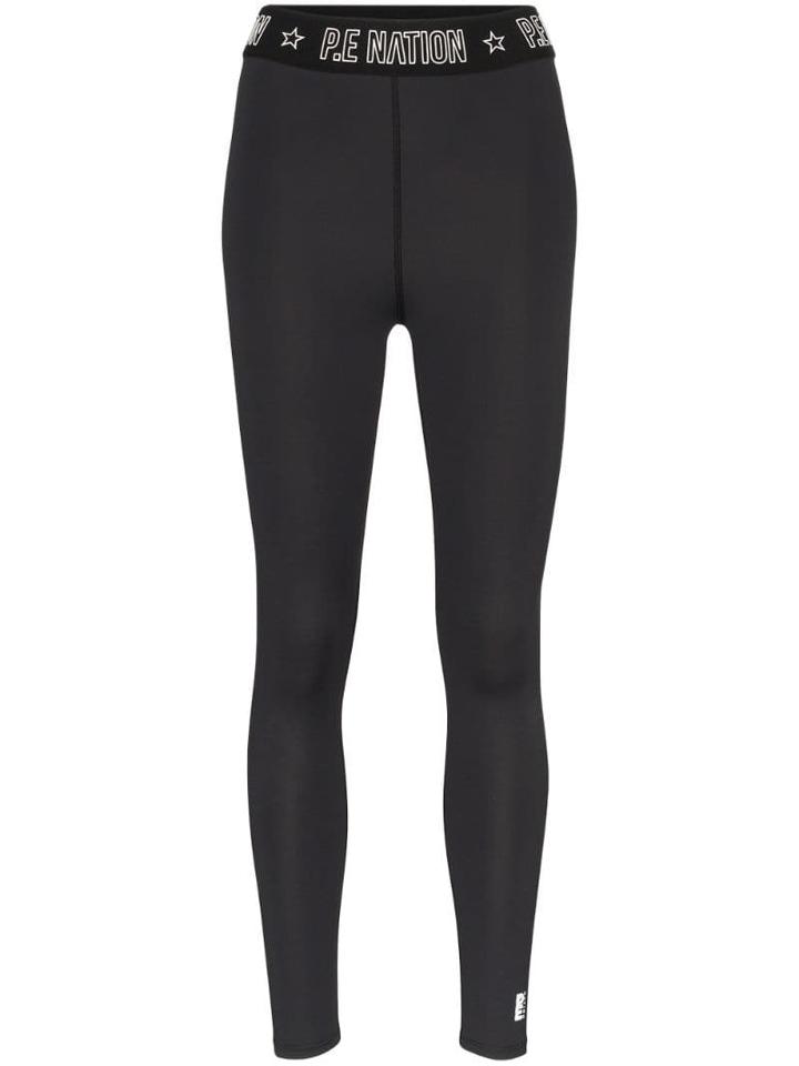 P.e Nation Foundation Logo-band Leggings - Black