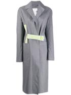 Mackintosh Maison Margiela Grey Bonded Cotton Single Breasted Trench